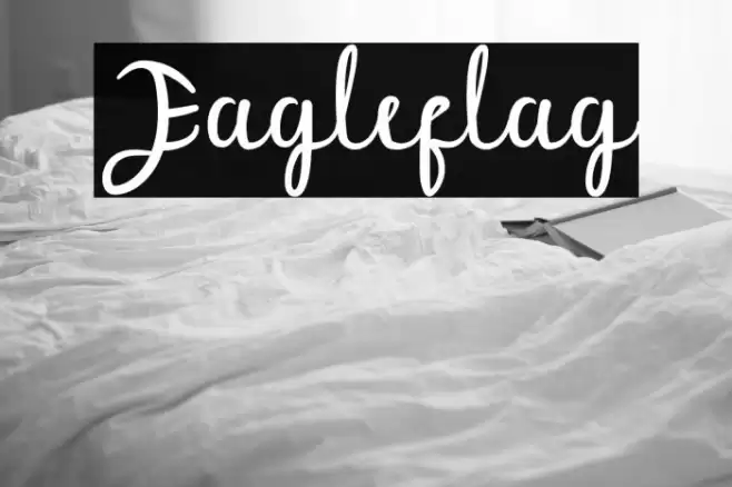 Eagleflag Font examples