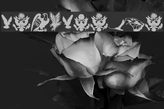 Eaglemania Font examples