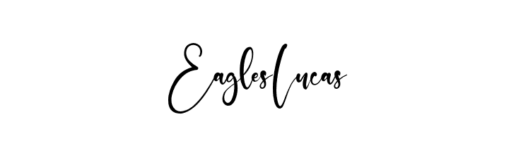 EaglesLucas  Frei Schriftart Herunterladen