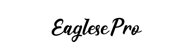 EaglesePro  フリーフォントのダウンロード