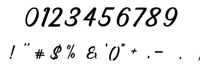 EagleseScript Font OTHER CHARS