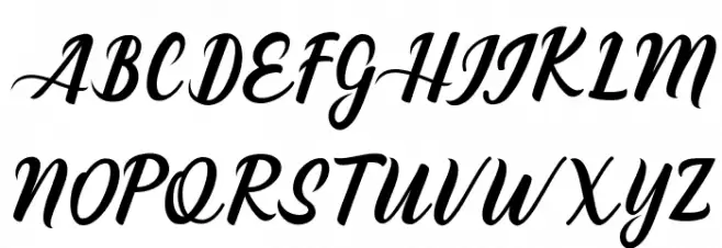 EagleseScript Schriftart Groß