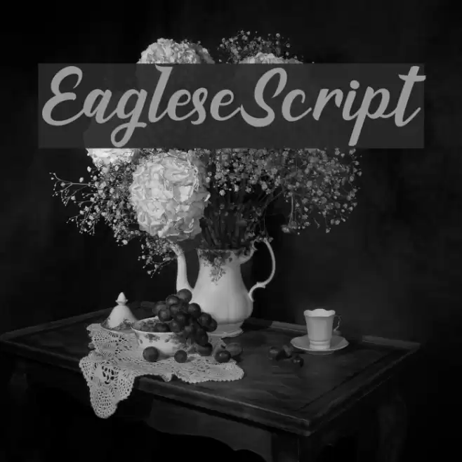 EagleseScript Font examples