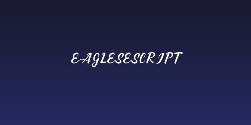 EagleseScript Social Header