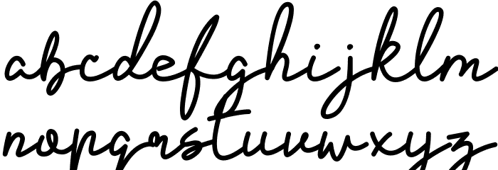 Eaglind Font LOWERCASE