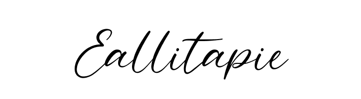 Eallitapie  免费字体下载