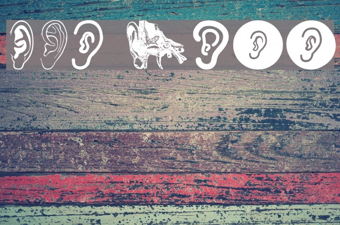 Ear Font examples