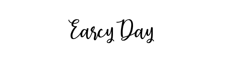 Earcy Day  नि: शुल्क फ़ॉन्ट्स डाउनलोड
