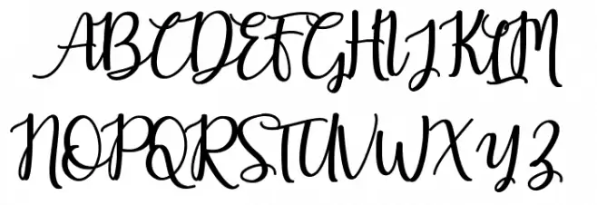 Earcy Day Font OTHER CHARS