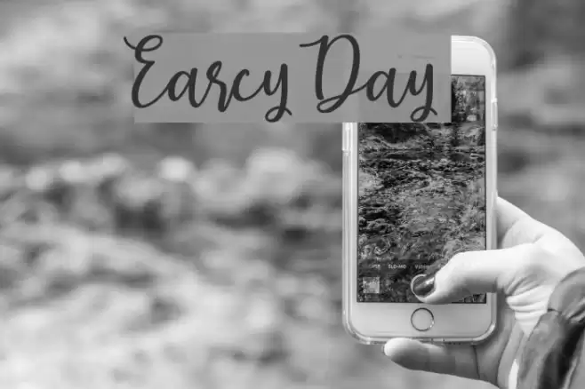 Earcy Day Font examples