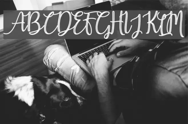 Earcy Night Font examples