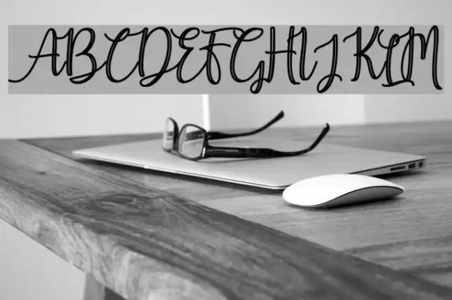 Earcy Night Font examples