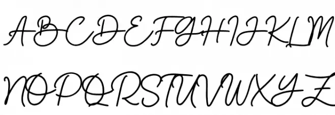 Earhtroline Demo Font UPPERCASE
