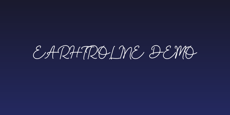 Earhtroline Demo Social Header