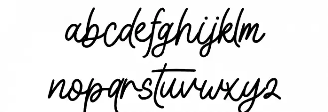 Earhtroline Demo Font LOWERCASE