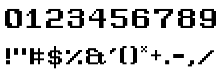 Earls Revenge Font OTHER CHARS
