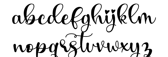 Early Christmas - Personal Use Font LOWERCASE