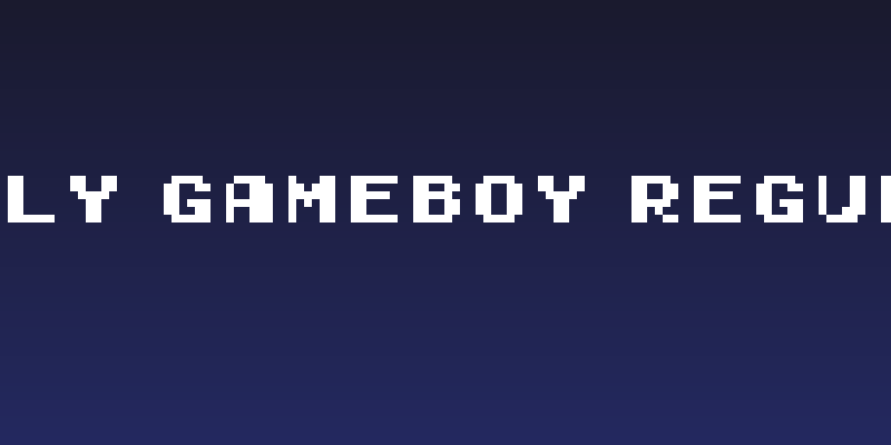Early GameBoy Regular Social Header
