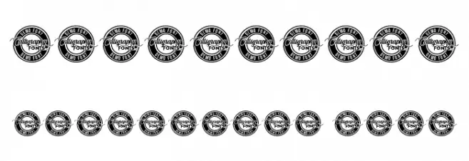 Early Goal Demo Bold Font OTHER CHARS