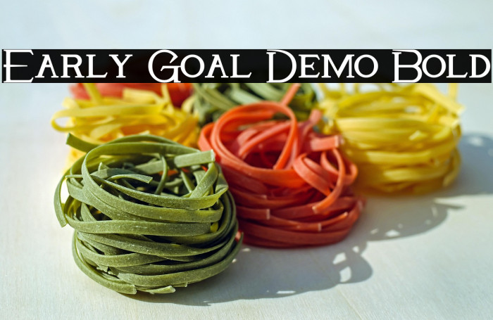 Early Goal Demo Bold Example 1