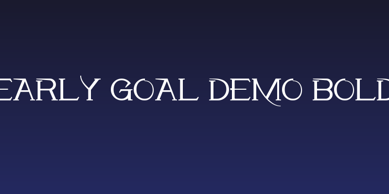 Early Goal Demo Bold Social Header