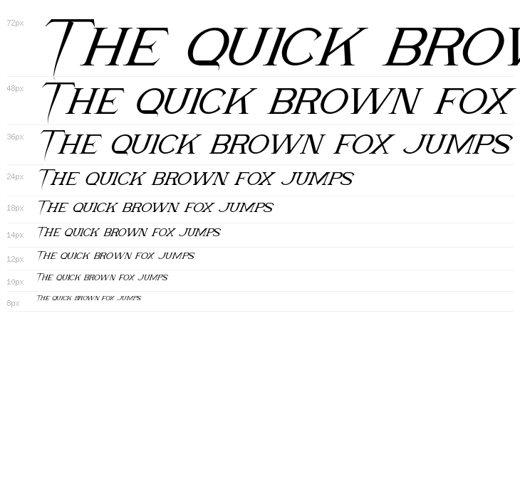 Early Goal Demo Italic Waterfall