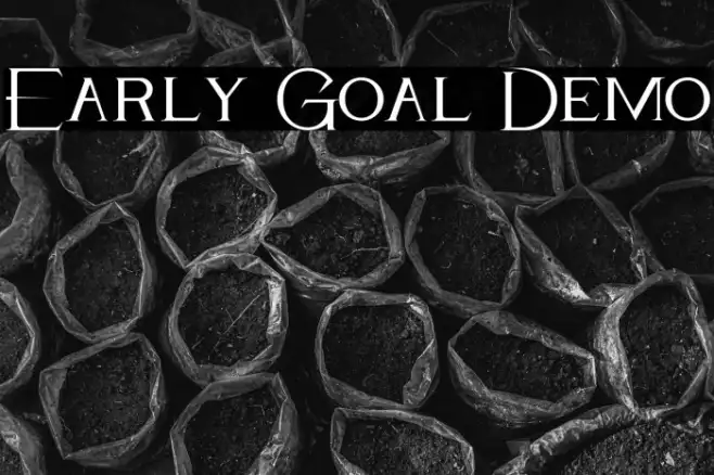 Early Goal Demo Example 1
