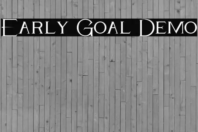 Early Goal Demo Example 2