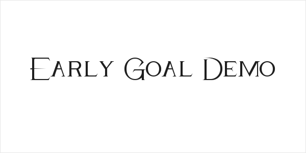 Early Goal Demo Logo