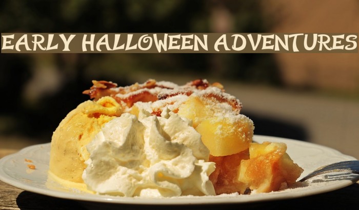 Early Halloween Adventures Font examples