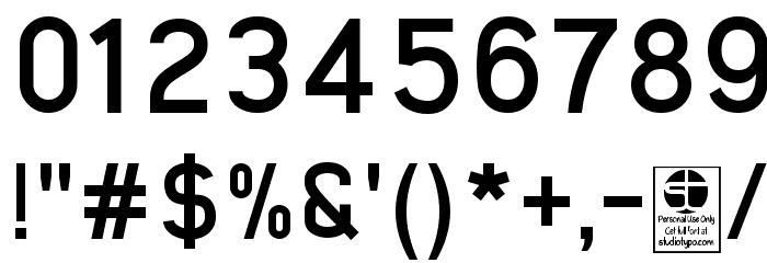 Early Times Bold Demo Font OTHER CHARS