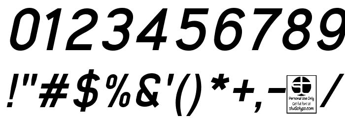 Early Times Bold Italic Demo Font OTHER CHARS