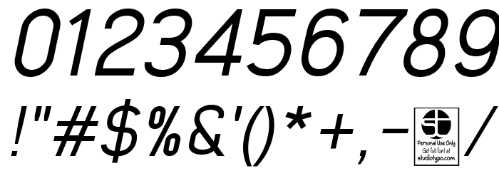 Early Times Demo Italic Polices AUTRES CHARS