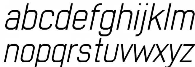 Early Times Light Demo Italic Caratteri MINUSCOLO