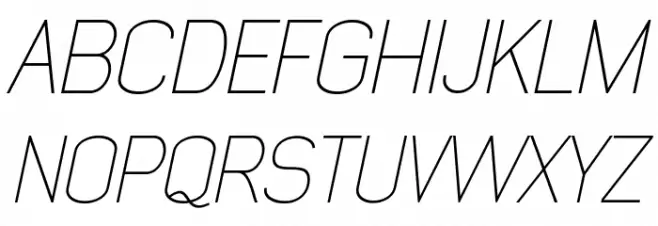 Early Times Thin Demo Italic