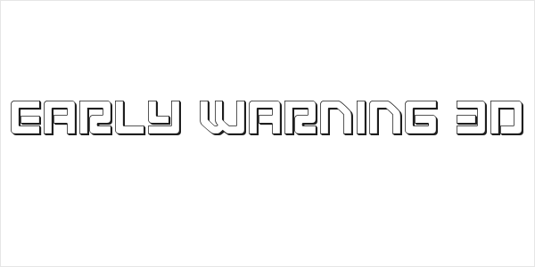 Early Warning 3D Logo