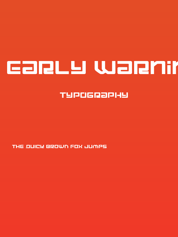 Early Warning Expanded Poster
