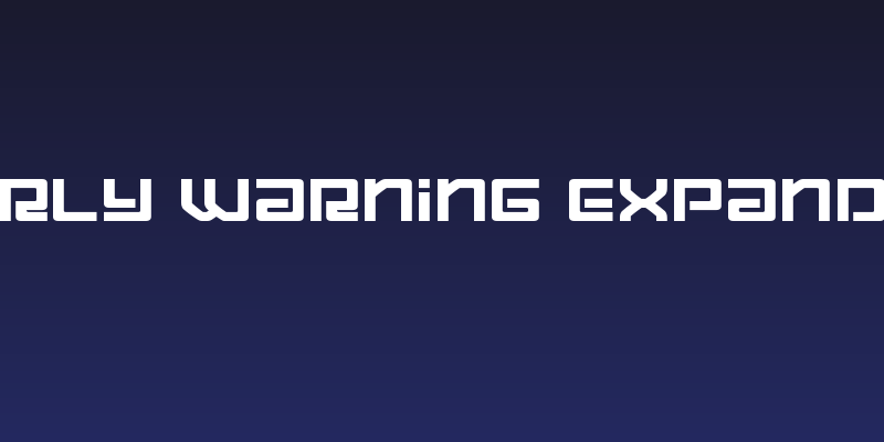 Early Warning Expanded Social Header