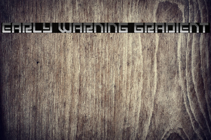 Early Warning Gradient Example 1