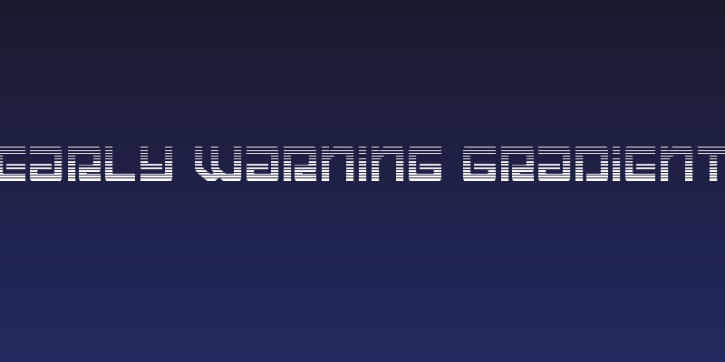 Early Warning Gradient Social Header