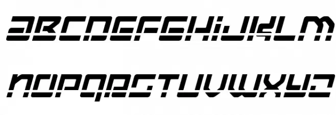 Early Warning Laser Italic Polices MAJUSCULES