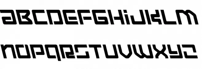 Early Warning Leftalic Шрифта ВЕРХНИЙ