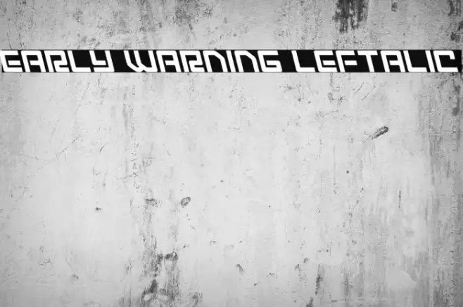 Early Warning Leftalic Example 2