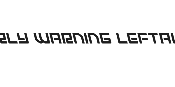Early Warning Leftalic Logo