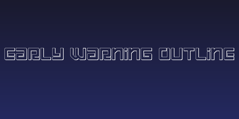 Early Warning Outline Social Header
