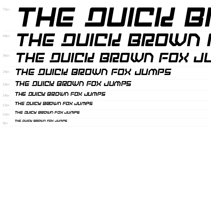 Early Warning Semi-Italic Waterfall