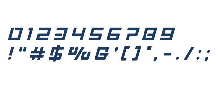 Early Warning Title Italic Other Characters