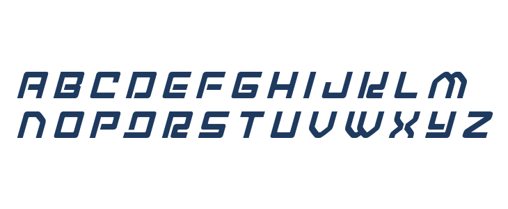 Early Warning Title Italic Lowercase