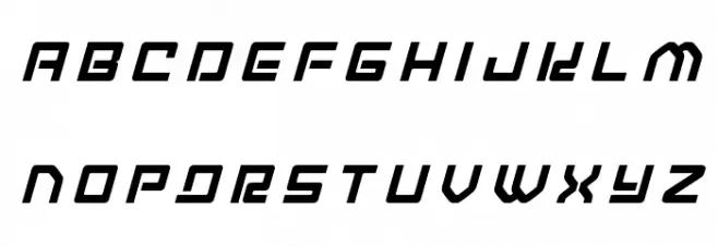 Early Warning Title Italic Font LOWERCASE
