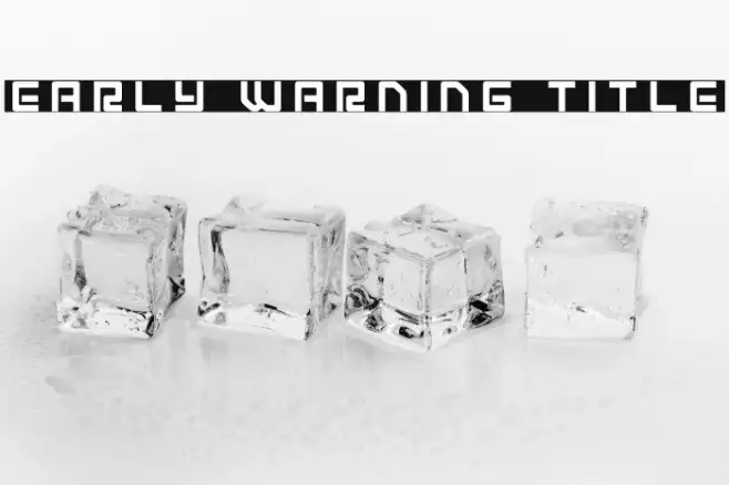Early Warning Title Example 3
